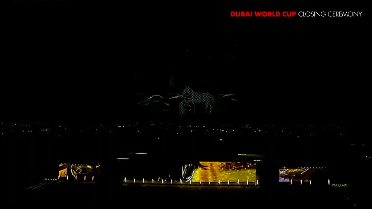 Dubai World Cup closing ceremony