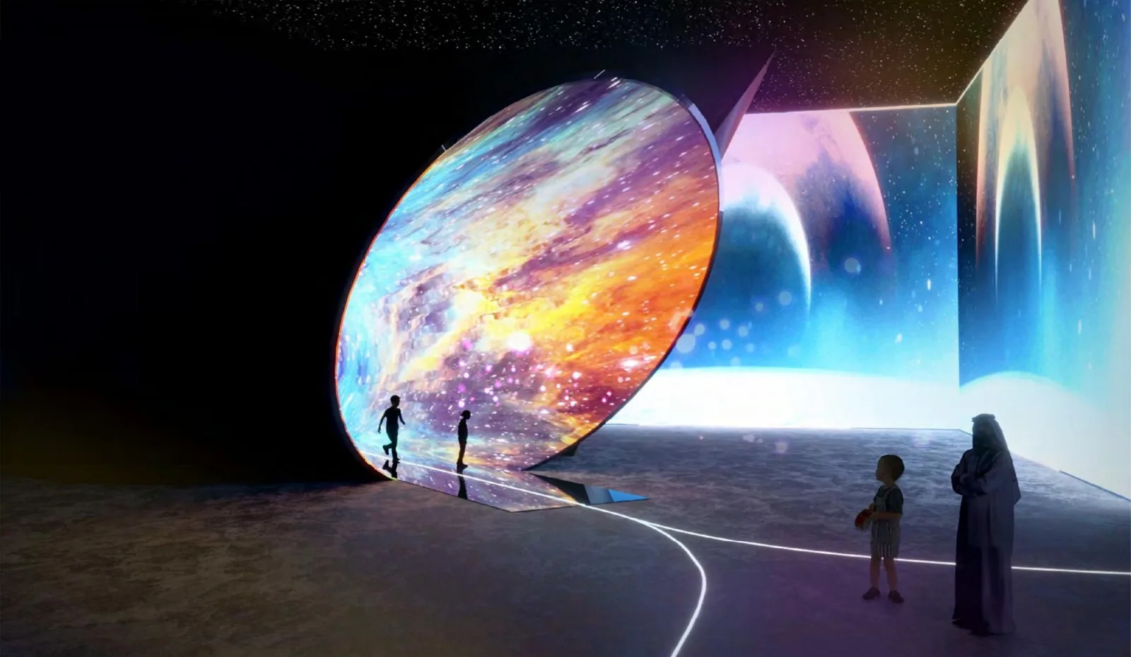 Lusail Boulevard: a journey into space
